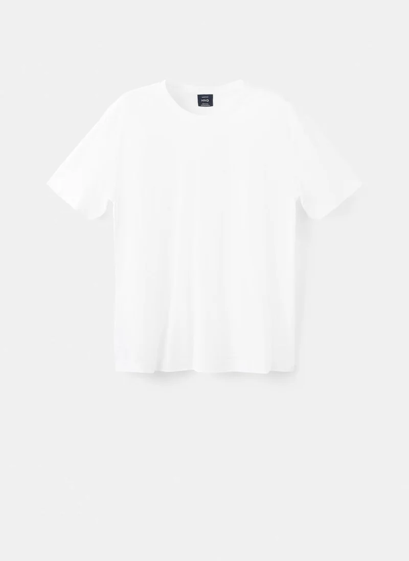 Mango Man  100% cotton T-shirt regular fit for Men | Best Price UAE